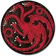 Elektroplate Officially Licensed Game of Thrones House Targaryen Dynamic Decal 3.5" Diameter | Premium All Weather for Car, Water Bottle, Laptop, Tablet, Cooler, Toolbox, Phone | Made in The USA