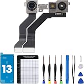 DGSCSMY for iPhone 13 Front Facing Camera Replacement OEM 12MP Repair Kit | Front Camera Facing Lens Module Fix Transmitter Light Receiver Connector Fix Tools Kit A2631 A2633 A2634 A2635 A2482