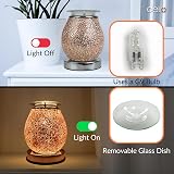 Cello Rose Gold Mosaic Touch Electric Wax Burner Diffuser view 5
