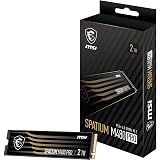 MSI SPATIUM M480 Pro 2TB PCIe 4.0 NVMe M.2 SSD 7400MB/s Read 6000MB/s Write