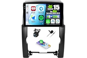 [4G+128G] Android 15 Car Radio for Kia Sorento 2009-2013 with Wireless CarPlay Android Auto,10.1" Touchscreen Kia Sorento Car