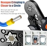 Preciva Ferrule Crimping Tool Set 0.25-6 mm² Ratchet 1900 Kit view 4