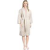 American Soft Linen Women’s 100% Cotton Terry Bathrobe – Soft, Absorbent, Quick Dry Turkish Robes for Women Quality Housecoat
