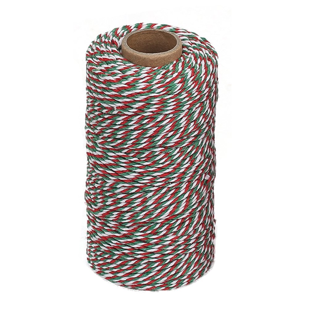Vivifying Christmas string, 328 Feet Packing Twine for DIY Crafts, Gift Wrapping