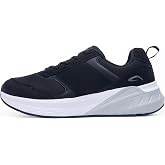 NRNHI Mens Wide Toe Box Walking Shoes with Arch Support Tennis Casual Fashion Sneakers for Plantar Fasciitis Swollen Feet US 8-13