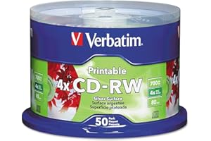 VERBATIM CORPORATION 95159 50PK CDRW 2X-4X 700MB 80MIN