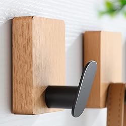 DELITON Towel Hooks Wall Mounted - Adhesive