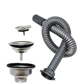 Salon Shampoo Bowl Complete Shampoo Bowl Drainage Assembly and Flex Pipe Drain Hose
