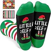 Christmas Gifts Kids Stocking Stuffers - Elf Gnome Socks for 2-12 Years Old for Boys Girls