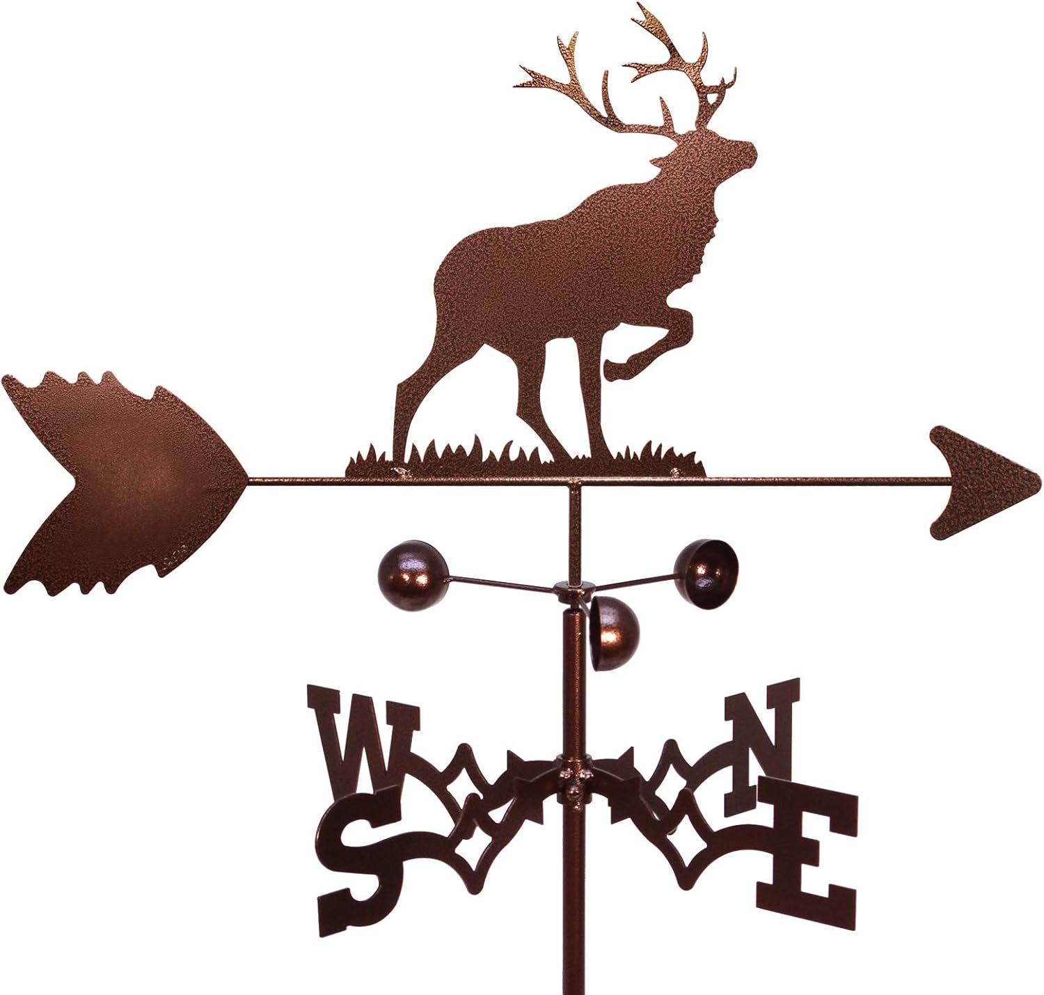 Weathervanes - SWEN Products ELK Caribou Weathervane (Adjustable Mount Included)