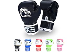 CKE Kids Boxing Gloves for Kids Boys Girls Junior Youth Toddlers Age 5-12 Years Training Boxing Gloves for Punching Bag Kickboxing Muay Thai