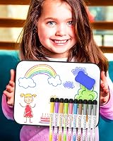 Nicpro 2 Pack Dry Erase Whiteboard A4 Magnetic Double Sided 21x30 cm view 5