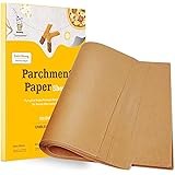 Katbite 200Pcs 12x16 In Unbleached Parchment Paper for Baking, Precut Parchment Paper Sheets, Heavy Duty Flat Baking Paper, H