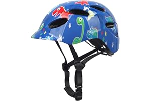 OUWOR Kids/Youth Bike Helmet for Boys Girls and Teens, Adjustable and Multi-Sport for Bicycle, Kick Scooter, Skateboard, Roller/Inline Skate