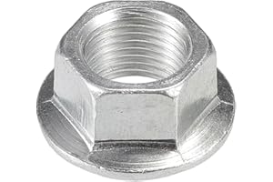 Hihaha 90305PAAA01 90305P0G003 Power Steering Pump Pulley Nut for Honda Accord 1995-2012 for Honda Civic 1996-2011 / Inner/Durable Metal/ 1 Pcs Silver Tone