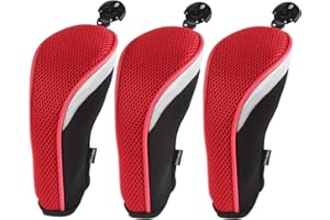 Andux Golf Hybrid Club Head Covers with Dial No. Tag Pack of 3 (All The Same Size)