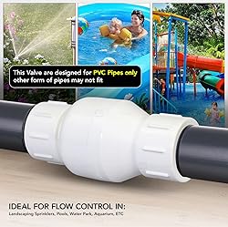 Midline Valve 4I2U12 PVC Inline Check Valve for