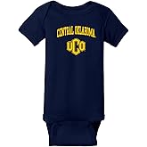 NCAA Arch Logo, Team Color Infant Creeper Bodysuit, College, University