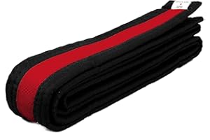 AAMA Martial Arts Belt Mixed Stripe Color Belts and Black Belts - Taekwondo Karate Judo