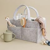 PUTSKA Baby Nappy Caddy Organizer Grey Regular view 7