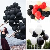 ASIYUHY Black Balloons 102Pcs Matte Arch Garland Kit 4 Sizes 5/10/12/18in view 9
