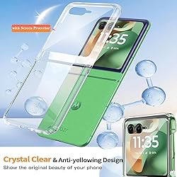LWLFEKA for Motorola Razr 2025/2024 Case with Front