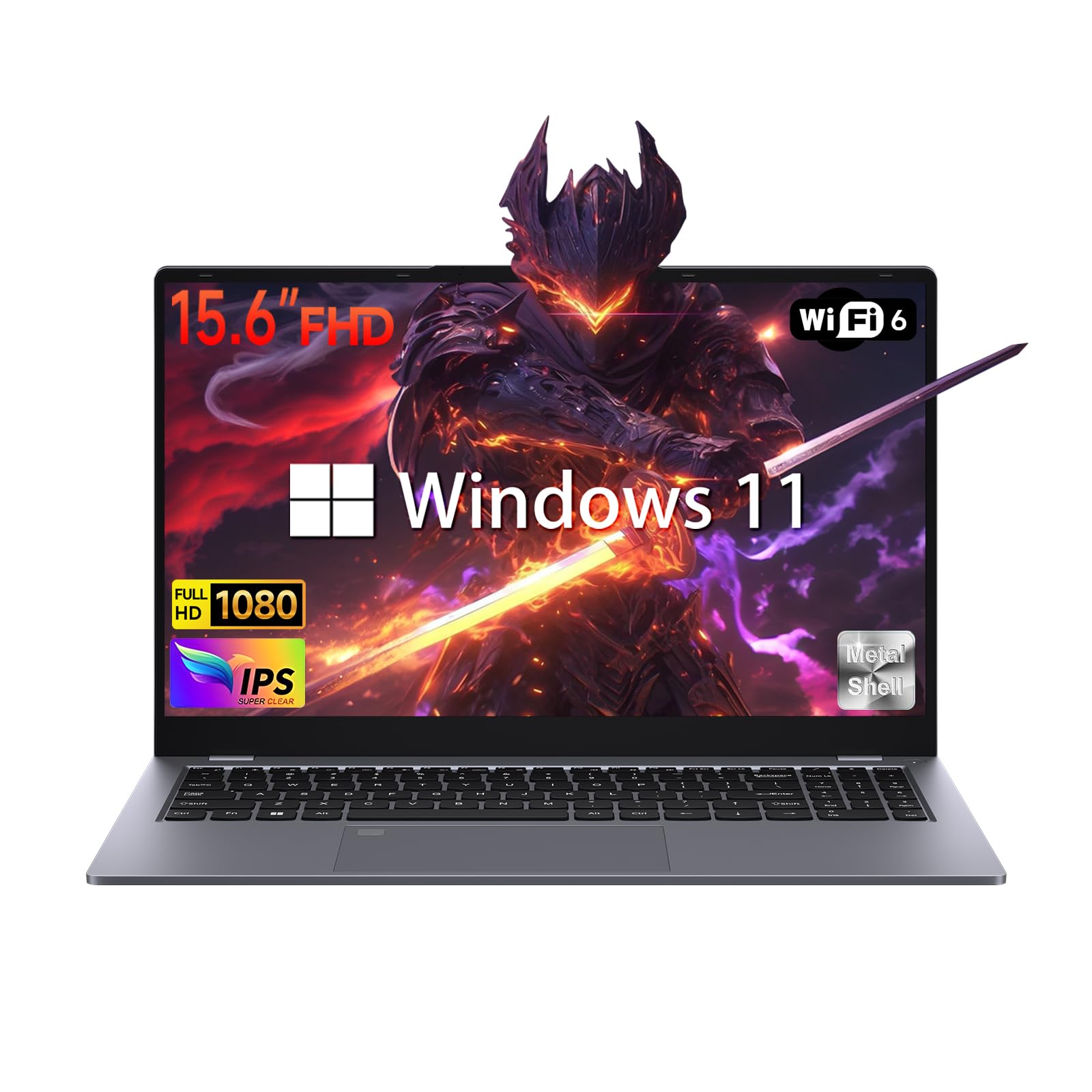 BLUEING 2025 Gaming-Laptop-Computer, 12th Inter 12-Core i5-1240P (Beat i5-12450H, Up to 4.4GHz) 16GB DDR4 512GB SSD, 15.6