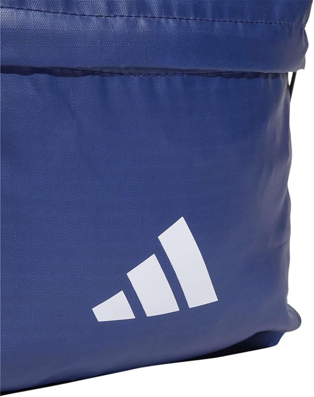 Unisex - Adulto Classic Three Stripes Back To School Backpack, Dark Blue / White, One Size — foto 6 di 8