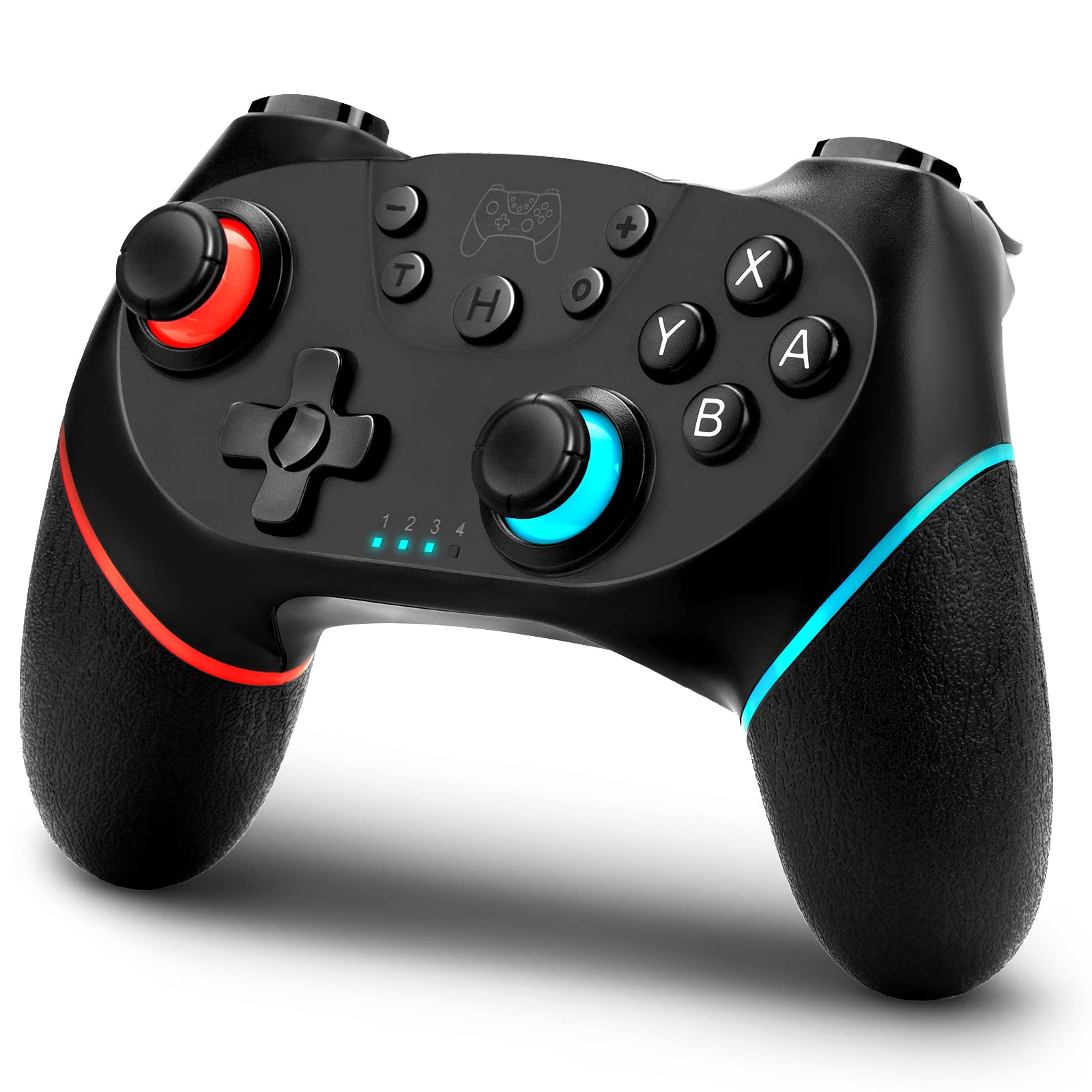 Photo 1 of NENOTOH Pro Controller for Switch, Switch Lite & OLED - Adjustable Turbo, Dual Vibration, Ergonomic Non-Slip Gamepad Joystick