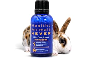 HEALTHYANIMALS4EVER HA4E - Rabbit Skin & Fur Treatment - Natural, Homeopathic Tablets for Itch Relief & Comfortable Skin - 300 Tablets
