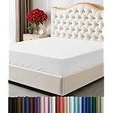 Utopia Bedding Twin XL Fitted Sheet - Bottom Sheet - Deep Pocket - Soft Microfiber - Shrinkage and Fade Resistant - Easy Care -1 Fitted Sheet Only (White)