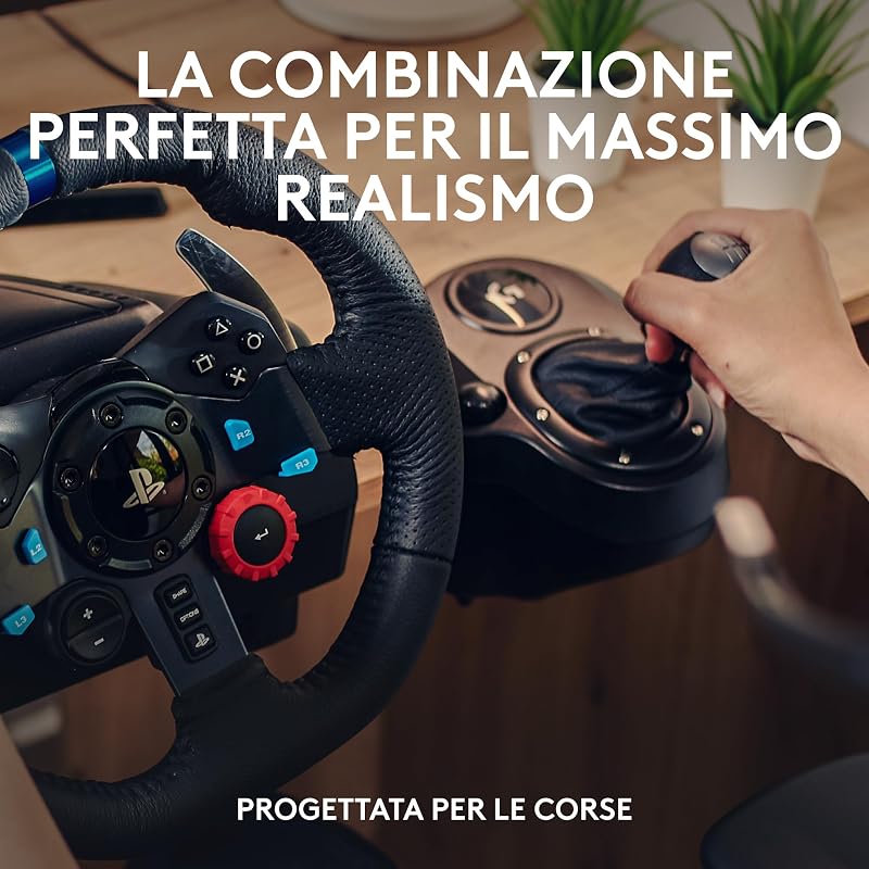 G29 SE Driving Force Wheel e Shifter per Playstation & PC - Nero