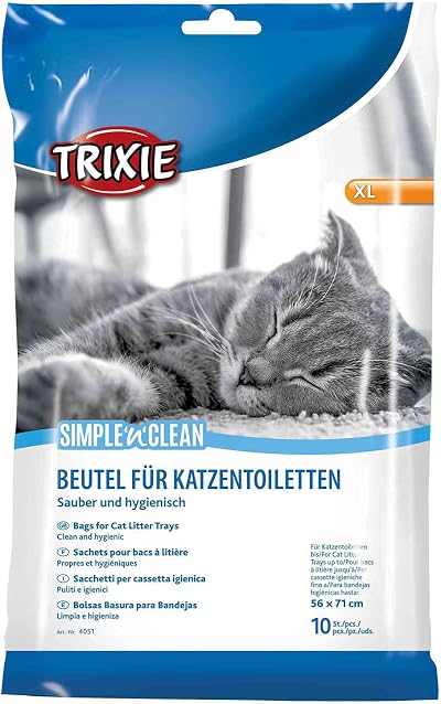 TRIXIE Simple'n' Clean Bags XL for Cat Litter Trays – 10 Pieces