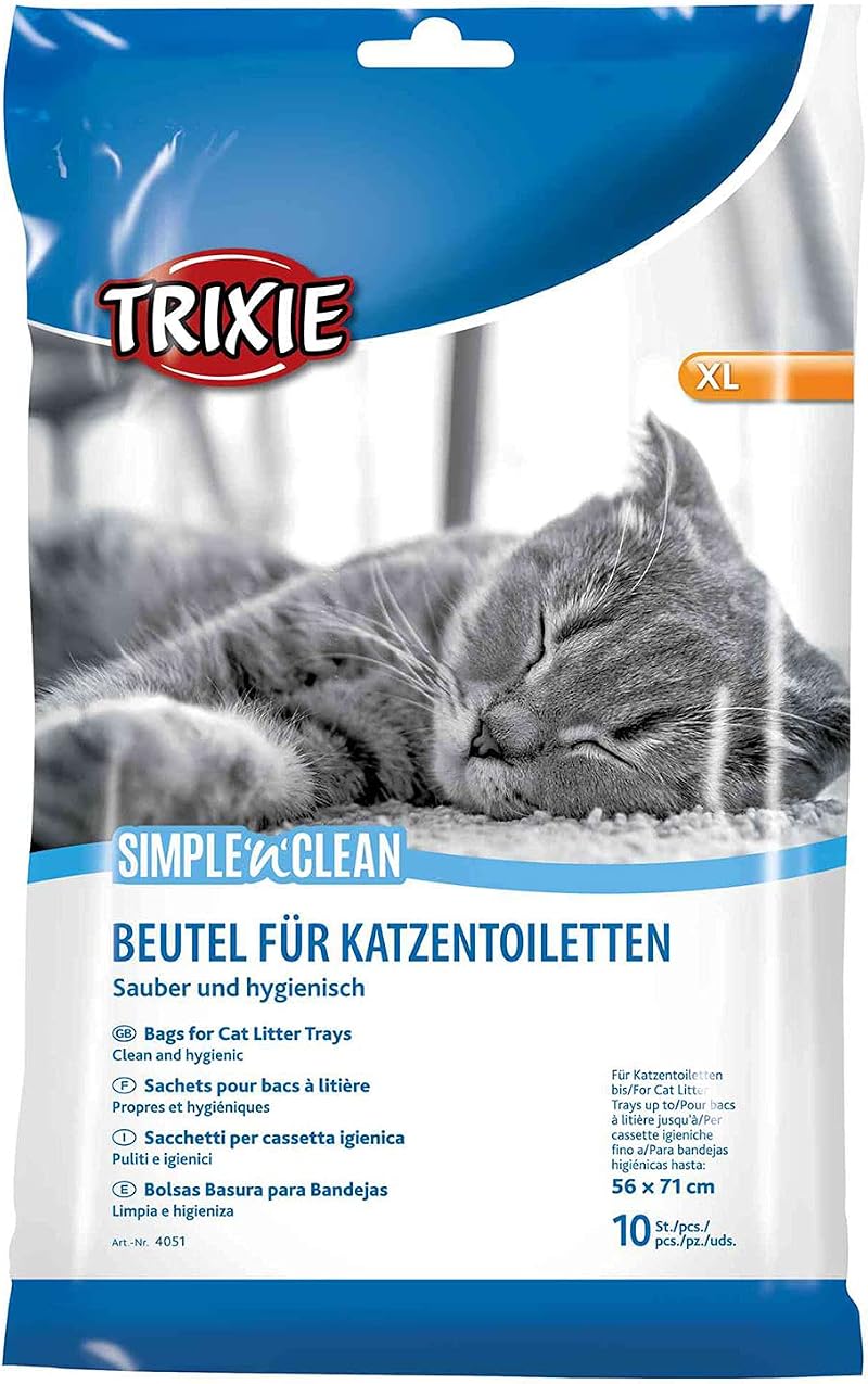 TRIXIE Simple'n' Clean Bags XL for Cat Litter Trays – 10 Pieces