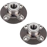 Autoround Pair 512303 Rear Wheel Bearing Hub Assembly fit for Nissan Sentra 2000 2001 2002 2003 2004 2005 2006, Non-ABS