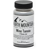 North Mountain Supply - WT-2oz Wine Tannin - 2 Ounce Jar | Home Brewing, Winemaking, Improve Wine Taste &amp; Flavor, Safe, Effective
