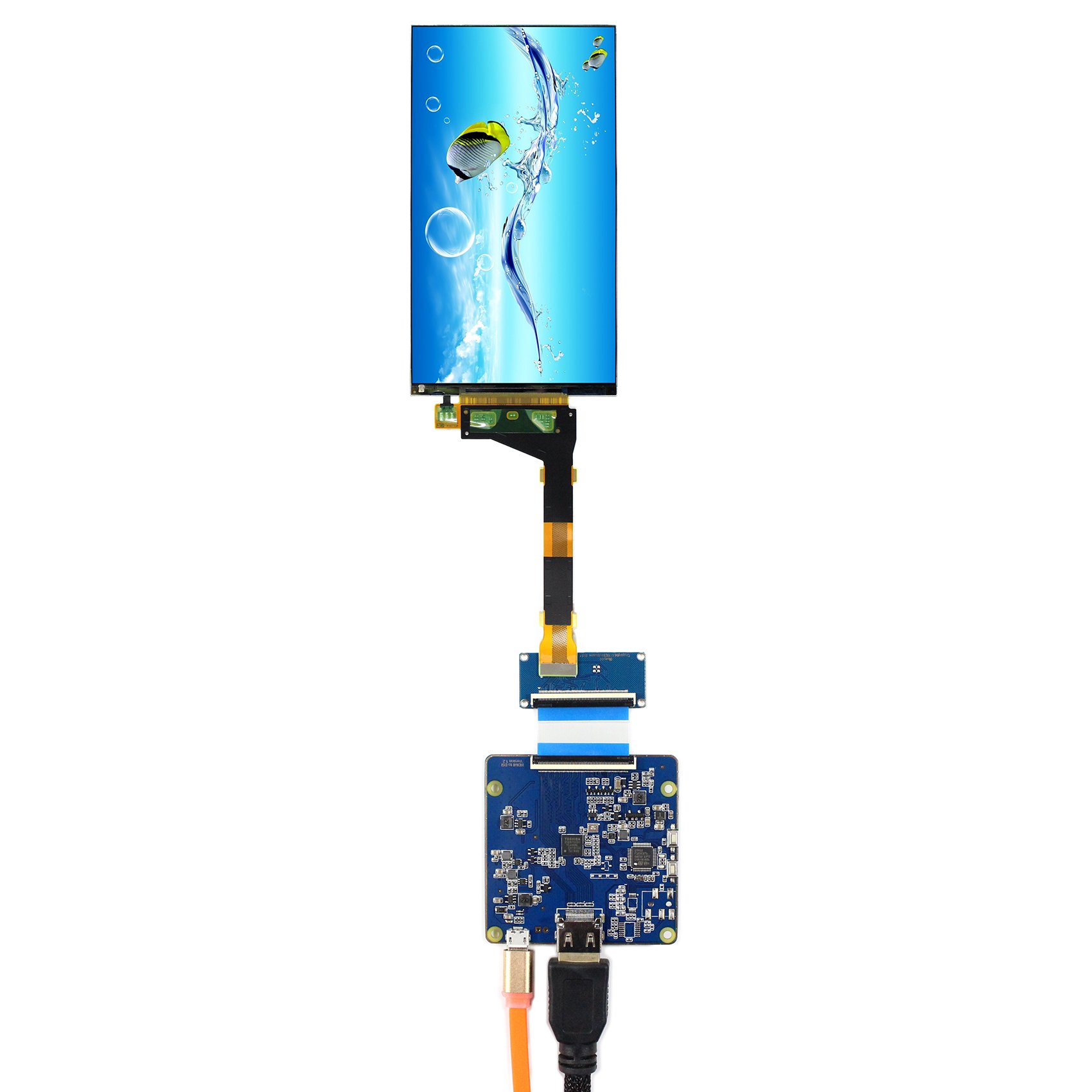 VSDISPLAY For 3D Printer 5.5" 5.5inch LS055R1SX04 1440x2560 2K IPS LCD Screen and to LCD Controller Board