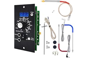 HUNGRILL Upgraded PID Digital Pro Control Board (Item#365) Compatible with Traeger Pro Gen 1 Pellet Grill & Smoker - Complete Replacement Kit with Digital Controller, Hot Rod, RTD Probe & Dual Meat Probes