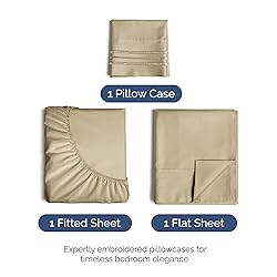 Twin Size 3 Piece Sheet Set - Comfy Breathable