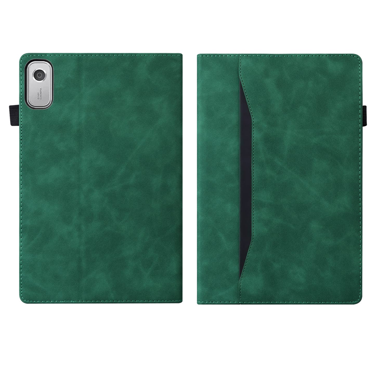 Rosbtib Tablet Case Compatible with Lenovo Tab M9 HD 9 Inch (2023) TB-310FU, PU Leather Cover with Stand Card Slots Protective Case Lenovo Tab M9 HD 9" - Green