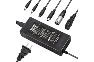 KSSVZZ 54.6V 2A Fast Battery Charger with 6 Plugs - Universal Replacement Charger for 48V Lithium Battery, Compatible with Jetson, Gotrax, Razor, Ninebot, Segway, Swagtron, Hiboy