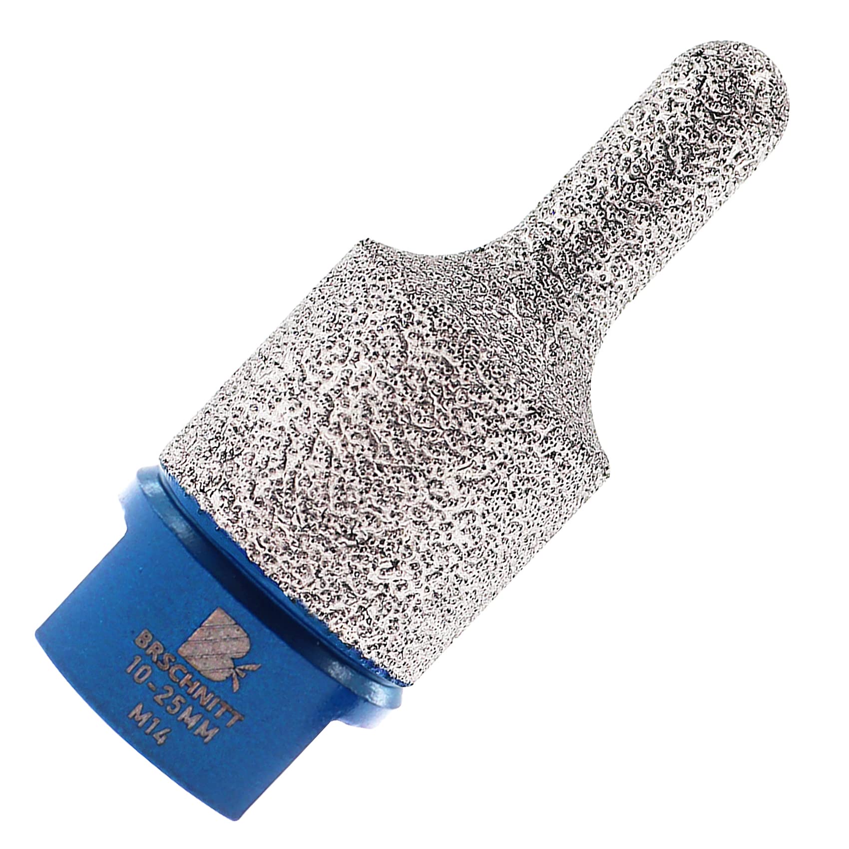 Diamond Finger Milling Bits - BRSCHNITT 10mm-25mm Dry Core Drill Bit for Enlarging Shaping Existing Holes of Porcelain,Hard Ceramic,Granite,Marble Diamond Hole Saw with M14 Thread