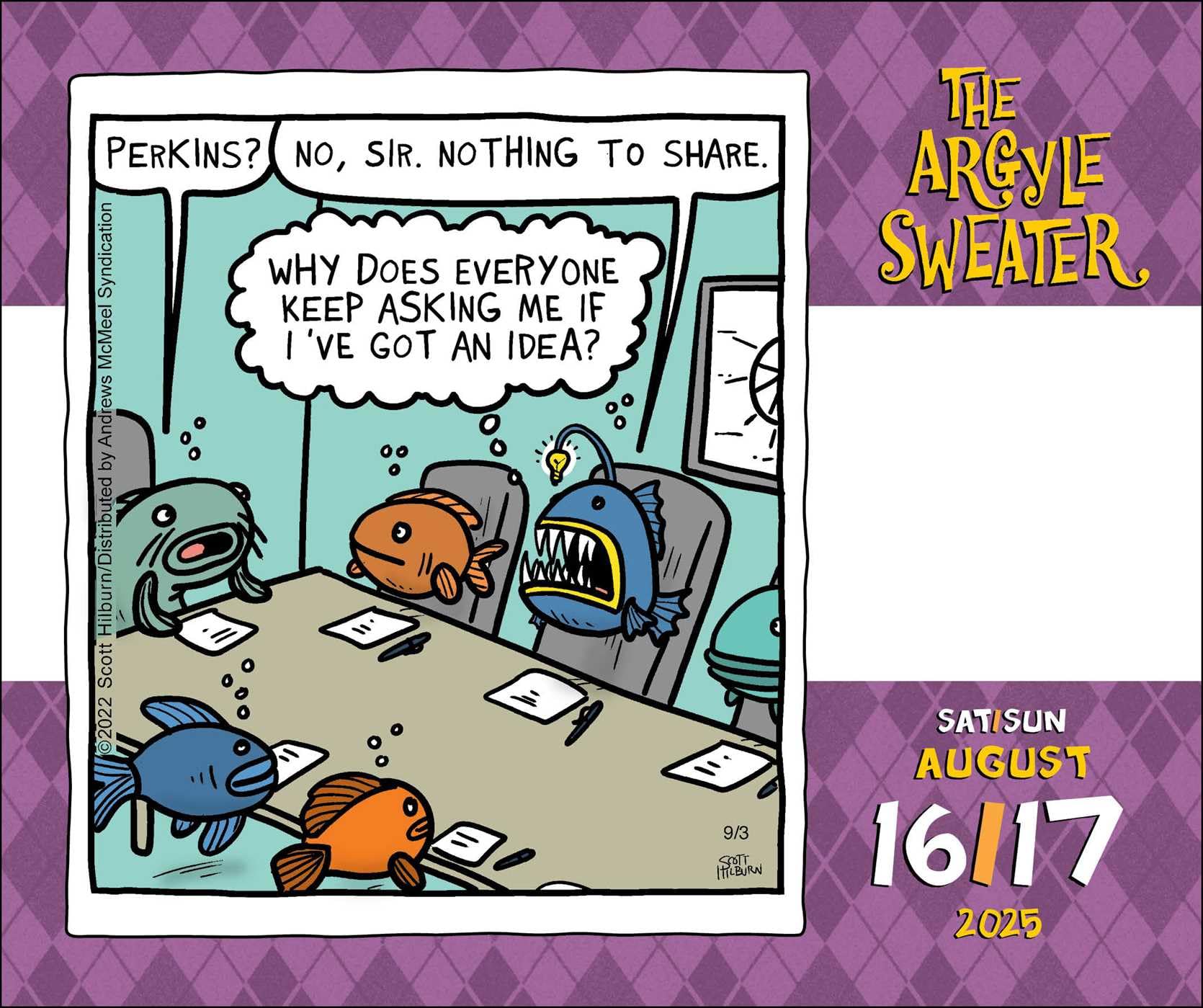 The Argyle Sweater 2025 Day-to-Day Calendar