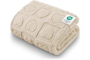 Luciphia Small Dog Blanket Washable Pet Bed Cover Soft Fluffy Puppy Blanket with Premium Fleece 300GSM Cozy Calming Cat Blank