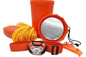 Pelican Nautical Safety Kit for Paddle Sports, Water Sports & Boating - Orange