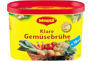 Maggi Clear Vegetables Broth (Klare Gemusebruhe) -for 18 L
