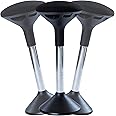 SUN-FLEX Ergonomic Height Adjustable Wobble Stool for Standing Desk (Black)