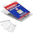 WORKPRO 100-Pack Single Razor Edge Blades, Industrial Scraper Razor Blades, High Carbon Steel One Edge Razor Blades