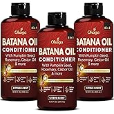 Batana Oil Conditioner for Hair Growth, Aloe Vera Leaf Juice, Biotin, Honduran Batana, Jojoba, Argan, Pumpkin Seed, Castor, Rosemary Oils, 8-in-1 Natural Formula, 10.15 fl oz Citrus Scent, 3Pack