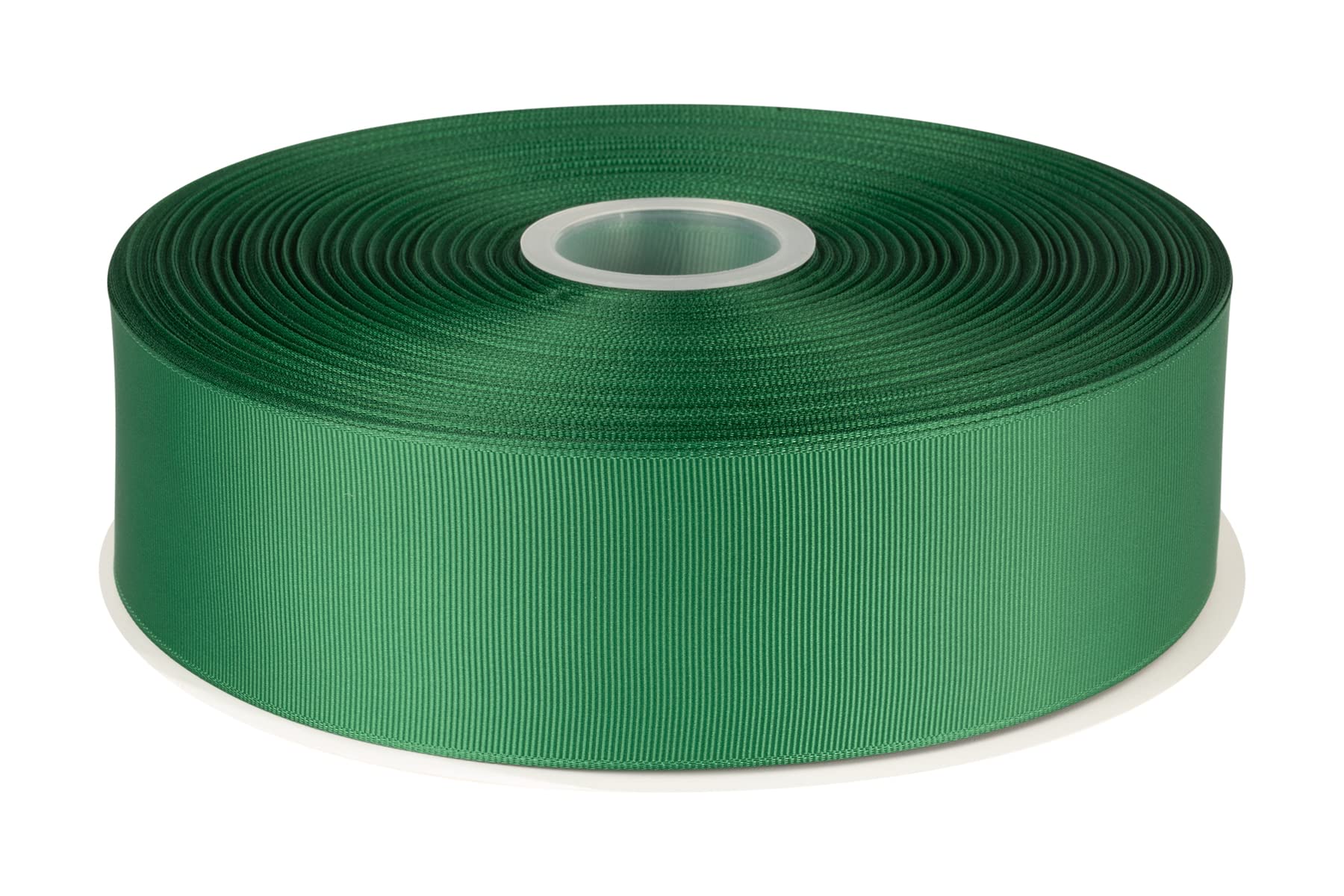 Fondersy 50mmX 91M Solid Grosgrain Ribbon for Gift Wrapping Parties, Wedding Decoration, Crafts Sewing(Forest Green)